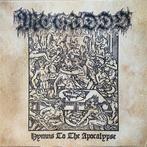 Megiddo – 2x demo lp Darkthrone Sodom Hellhammer Bathory ABY, Cd's en Dvd's, Vinyl | Hardrock en Metal, Verzenden, Zo goed als nieuw