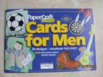 NIEUW boekje CARDS for MEN kaart maken mannen PAPERCRAFT UK, Ophalen of Verzenden, Nieuw, Overige thema's, Overige typen