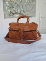 Cowboysbag Cognac Leren Tas The Bag- Reistas/Handtas, Ophalen of Verzenden, Gebruikt, Bruin, Handtas