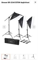 Bresser daglichtset BR-2246 3375W –Compleet- Fotografie, Ophalen, Nieuw, Lamp of Flitsset
