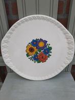 Vintage porseleinen vlaaischaal, Antiek en Kunst, Antiek | Servies los, Ophalen of Verzenden