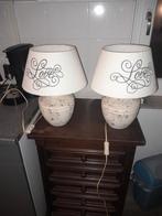 2 schemerlampen + staande lamp, Huis en Inrichting, Ophalen, Zo goed als nieuw, Rechthoekig, 25 tot 50 cm