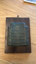 Bevrijdingsplaquette 1940–1945 – Wilhelmina – Mesker – WOII, Ophalen of Verzenden, Brons