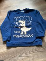 Blauwe Dino Trui H&M 110/116 ZGAN, Trui of Vest, H&M, Ophalen of Verzenden, Zo goed als nieuw