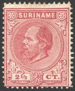 Suriname NVPH nr 3 ongebruikt Koning Willem III 1873, Postzegels en Munten, Postzegels | Suriname, Verzenden, Postfris