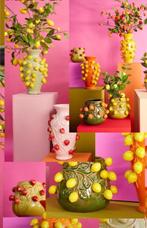 Vazen in diverse kleuren met fruit, Huis en Inrichting, Woonaccessoires | Vazen, Minder dan 50 cm, Nieuw, Ophalen of Verzenden