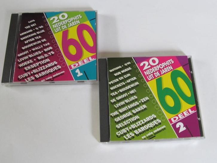 Zen,  Q65, Cuby, HET e.a. - 20 Nederpophits jaren 60 2 cd, Cd's en Dvd's, Cd's | Rock, Gebruikt, Poprock, Ophalen