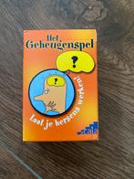 Het geheugenspel, Ophalen of Verzenden, Zo goed als nieuw