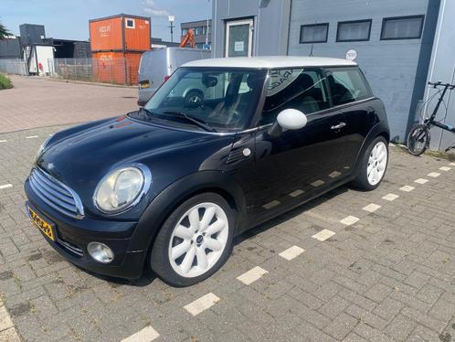Mini 1.6 Cooper 2007 Zwart SCHADE VRIJ MET STORING, Auto's, Mini, Bedrijf, Cooper, ABS, Airbags, Airconditioning, Bluetooth, Boordcomputer