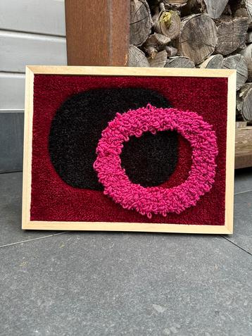 Uniek wandkleed met 2D effect 45 cm x 35 cm beschikbaar voor biedingen