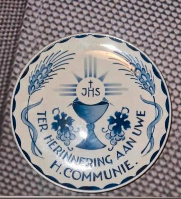 Eerste heilige communie servies wandbord
 beschikbaar voor biedingen