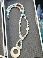 Ketting met Edelsteen Hanger, Overige kleuren, Ophalen of Verzenden, Zo goed als nieuw, Steen of Mineraal