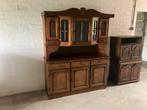 Vintage antiek eikenhout kast, Ophalen, Kast, Gebruikt, Kast