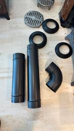 Sabah Matzwart Kachelpijp – Siyah Mat Soba Borusu – 1x – 50, Ophalen of Verzenden, Vrijstaand, Hout, Nieuw