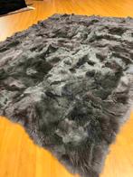 Schapenvacht kleed Toscaanse lamsvacht antraciet 205/150, Gebruikt, Etten-Leur, 150 tot 200 cm, Ophalen of Verzenden