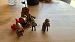 Playmobil ridderset met poppetjes en werkend kanon, Ophalen, Gebruikt