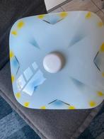 Vintage Plafondlamp Glas, Ophalen, Gebruikt, Glas