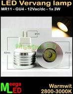 Camper LED lamp spot MR11 GU4 LEDspot 3 watt 12V - 3W, Caravans en Kamperen, Camper-accessoires, Ophalen of Verzenden, Nieuw
