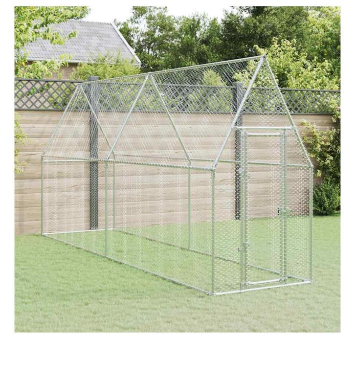 Kippenhok 400x100x190 cm, Dieren en Toebehoren, Pluimvee | Toebehoren, Nieuw, Kippenhok of Kippenren, Ophalen of Verzenden