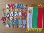 Lot 19 Medailles  vaantje Bulgarije, Ophalen of Verzenden, Overige materialen, Buitenland