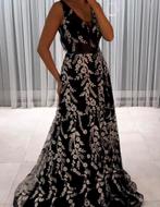 Prachtige galajurk maat 44 met handgemaakte kralen, Kleding | Dames, Jurken, Zwart, Maat 42/44 (L), Ophalen of Verzenden, Zo goed als nieuw