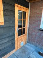 Douglas deur en raam, Doe-het-zelf en Verbouw, Deuren en Horren, 80 tot 100 cm, Gebruikt, Hout, Buitendeur