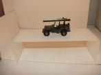 Franse dinky toy 829 Jeep with gun uit 1964, Hobby en Vrije tijd, Modelauto's | 1:43, Ophalen of Verzenden, Zo goed als nieuw