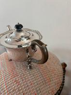 Zilveren theepotje en melkkannetje van JD&S, Antiek en Kunst, Ophalen of Verzenden, Zilver