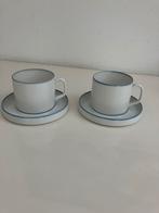 Mosa Pieter Stockmans kop schotel blauw wit Tète à tète, Ophalen of Verzenden