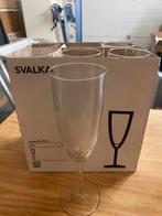 IKEA SVALKA Wijnglazen - Set van 6 - Helder Glas, Ophalen, Zo goed als nieuw, Overige typen