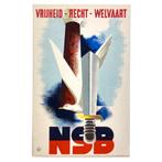 Gezocht:  twee nsb posters klein formaat, Verzamelen, Militaria | Tweede Wereldoorlog, Ophalen of Verzenden, Overige soorten, Nederland