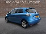 Renault ZOE R90 Intens 41 kWh KOOPACCU ECC LMV NAVI, Stof, Gebruikt, 41 kWh, Blauw
