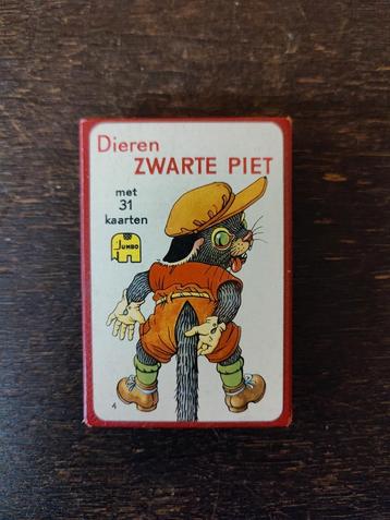 Vntg Jumbo Kaartspel Dieren Zwarte Piet Jaren '50/'60Complee beschikbaar voor biedingen