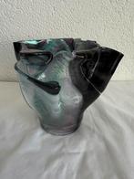 Schaal glaskunst Atelier Higgins zwart iriserend, Ophalen of Verzenden
