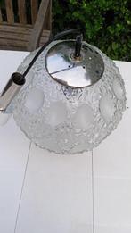 Prachtige Mid Century kogel plafondlamp, Ophalen of Verzenden, Zo goed als nieuw, Glas
