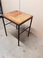 Vintage tafeltje / bijzettafeltje, Ophalen, Minder dan 50 cm, Gebruikt, .