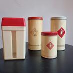 Vintage Bolletje Voorraadbussen / Beschuitbussen Set, Ophalen of Verzenden, Gebruikt