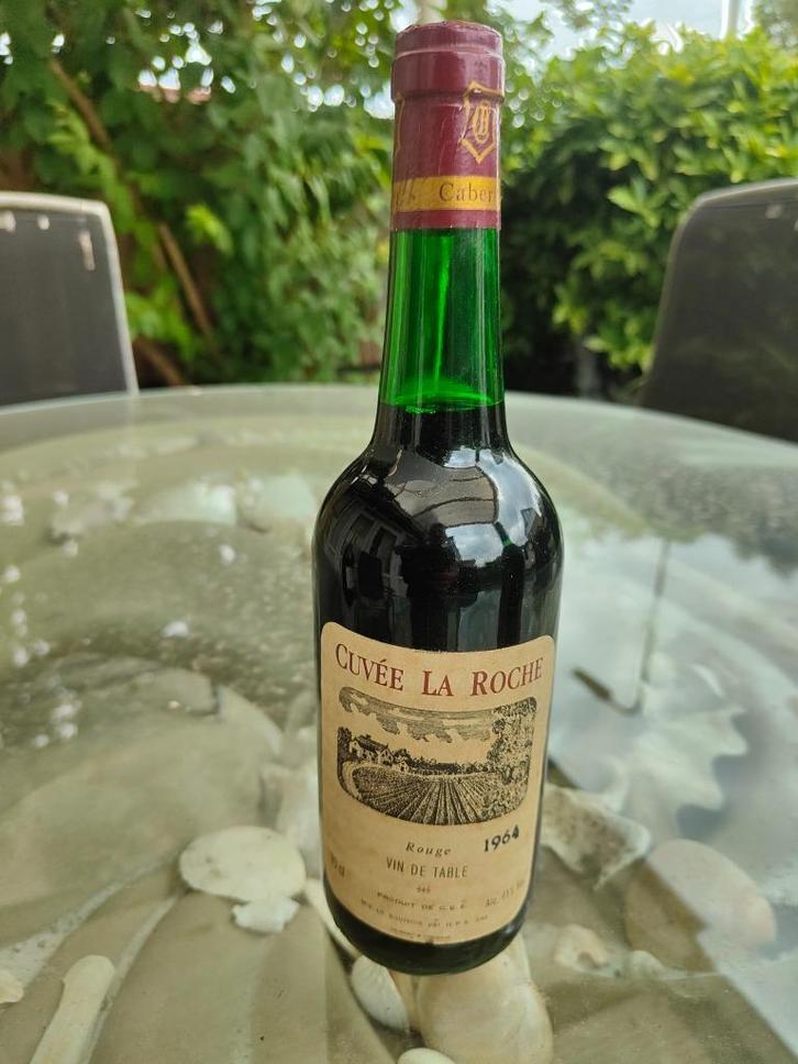 CUVVE LA ROCHE 1964, Verzamelen, Wijnen, Nieuw, Rode wijn, Frankrijk, Vol, Ophalen of Verzenden