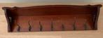 Antieke wand kapstok met 7 haken, Gebruikt, Minder dan 100 cm, Hout, Ophalen