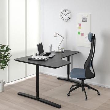 IKEA bekant bureau hoek links - 160x110cm - zwart - afbeelding 6