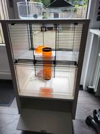 2 verdieping Hamsterkooi, Kooi, Minder dan 75 cm, Zo goed als nieuw, Ophalen