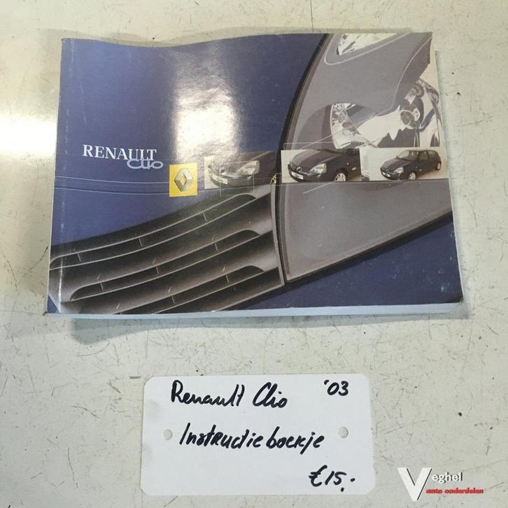 Renault Clio 2003 Instructieboekje, Auto diversen, Handleidingen en Instructieboekjes, Ophalen of Verzenden