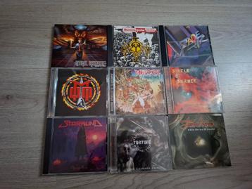 Partij 36 Metal/Thrash cd's. beschikbaar voor biedingen