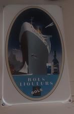 Vintage Lucas Bols Jenever Emaille Reclamebord, Antiek en Kunst, Ophalen of Verzenden