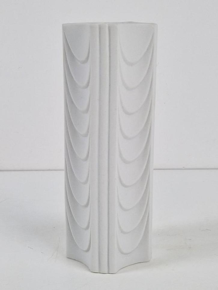 Vintage PMR Jaeder & Co porselein vaas 1139/2 Bavaria '60, Huis en Inrichting, Woonaccessoires | Vazen, Zo goed als nieuw, Wit