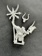 Warhammer fantasy - Chaos Warrior standard bearer (metal/oop, Hobby en Vrije tijd, Wargaming, Ophalen of Verzenden, Zo goed als nieuw