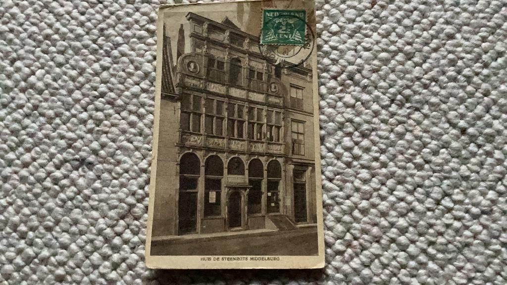 Ansichtkaart Middelburg Huis De Steenrots 1934. 936, Ophalen of Verzenden, 1920 tot 1940, Gelopen, Zeeland