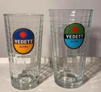 2x Bierglas van Vedett extra. H14,5 & 15,5 cm 25 cl & 33 cl., Ophalen of Verzenden, Zo goed als nieuw, Glas of Glazen, Duvel