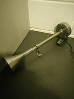 OUDE SCHEEPS HOORN TOETER IN MOOIE STAAT VERKEREND 42 CM, Gebruikt, Gebruiksvoorwerp, Ophalen of Verzenden, X