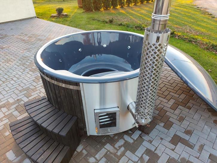 BLACK FRIDAY Luxe hottub 200 cm interne kachel  jets, Tuin en Terras, Bubbelbaden en Hottubs, Nieuw, Trap, Ophalen of Verzenden